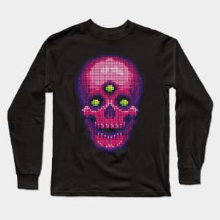 Mom's Day <3 Pink Skull Long Sleeve T-Shirt